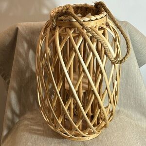 WAYFAIR Hanging Bamboo Candle or Plant Holder.